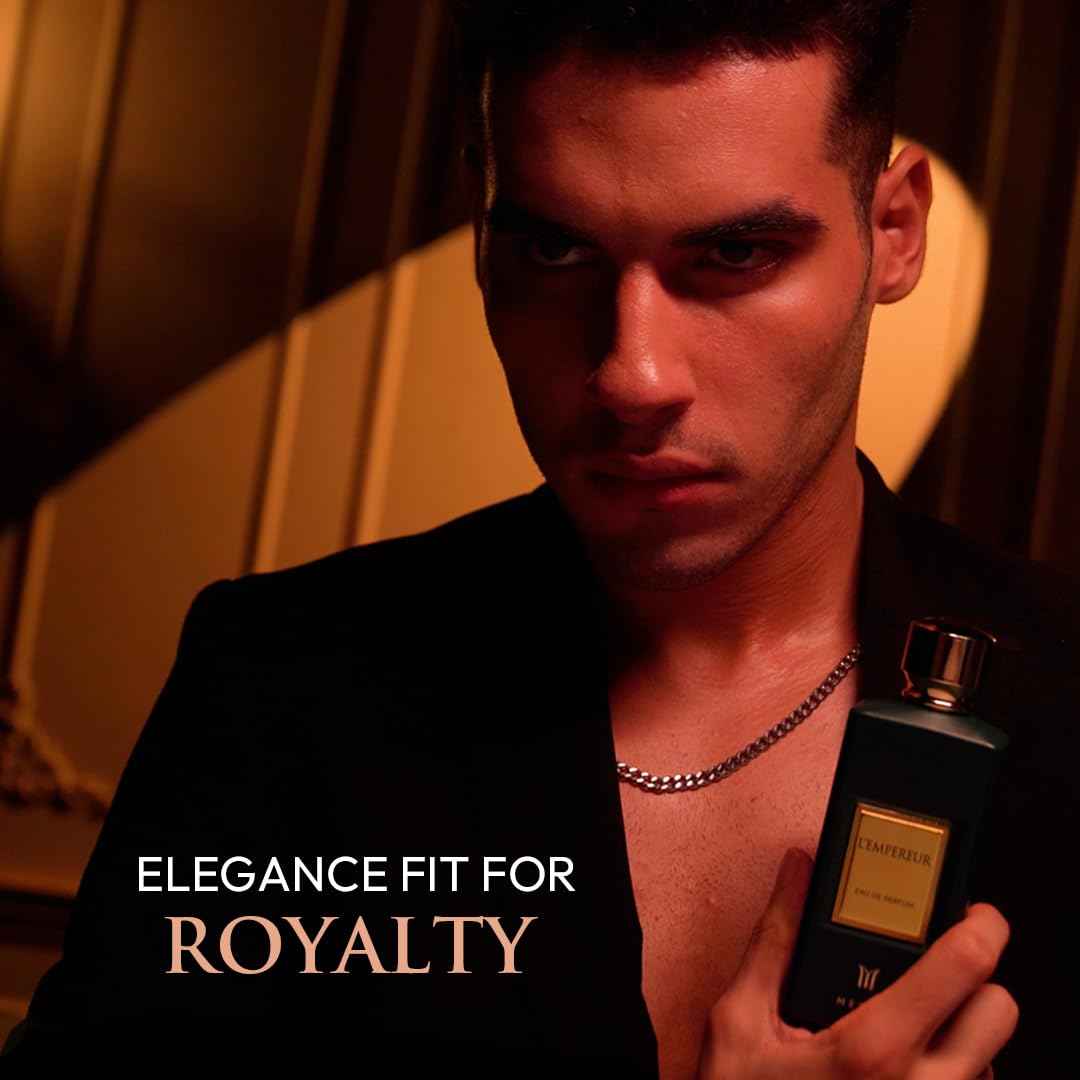 Merve L’Empereur Premium Long Lasting Fragrance Luxury Scent For Unisex | Citrus, Gourmand, Woody | Last All Day | 3.4 Ounces