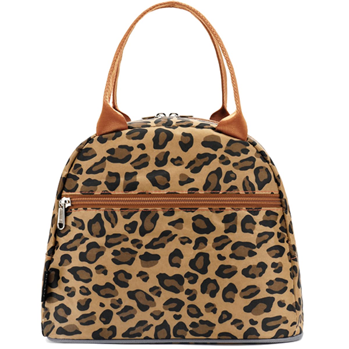 FlowFly Lunch Bag Tote Bag Lunch Organizer Lunch Holder Insulated Lunch Cooler Bag for Women/Men,Leopard