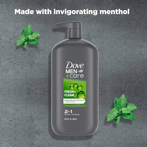 Dove Men+Care 2 in 1 Shampoo & Conditioner, 31 oz