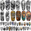 77 Sheets Temporary Tattoo Stickers - Animals & Skulls