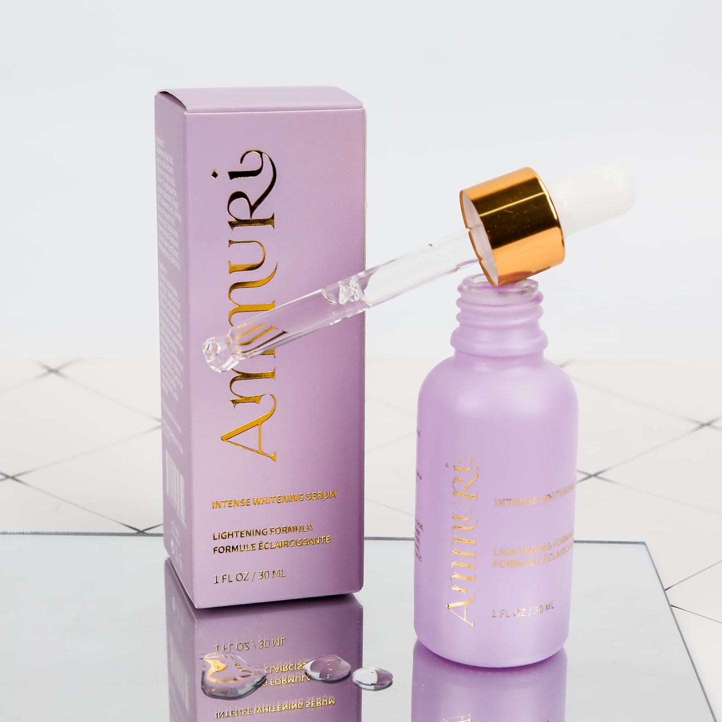 Ammuri Intense Brightening serum Alpha Arbutin Formula With Vitamin C Serum + Retinol + Vitamin B3│ Face Serum For Women & Men Skin Care, Face Care, Acne & Dark Circles- 30ml