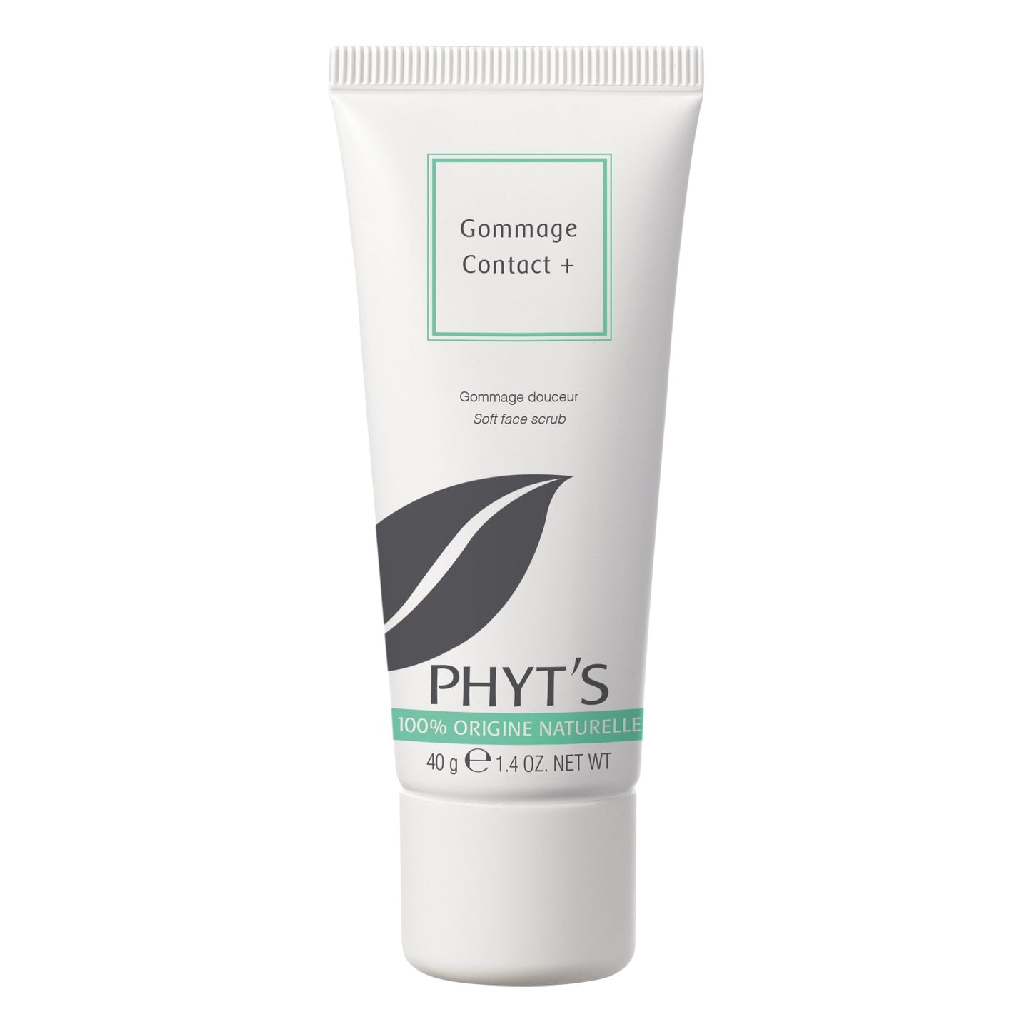 Phyts Contact Scrub Plus - Face Scrub for Combination to Dry Delicate Skin - Exfoliating Face Wash, Gently Eliminates Dead Cells - 1.4 oz