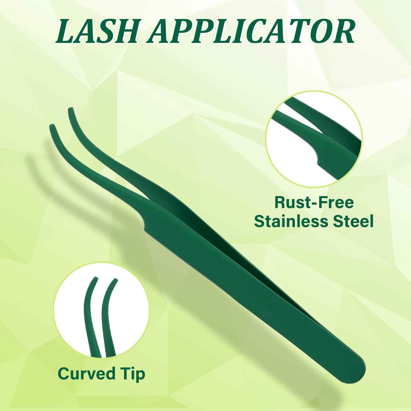 KEYYOU Lash Extension Kit 3D Effect Volume Lash Clusters Kit 144pcs D Curl Waterproof Kit DIY Eyelash Extension Kit with Bond and Seal Lashes Glue Remover Applicators (Kit-PuffSilk V3D01-8-18MIX)