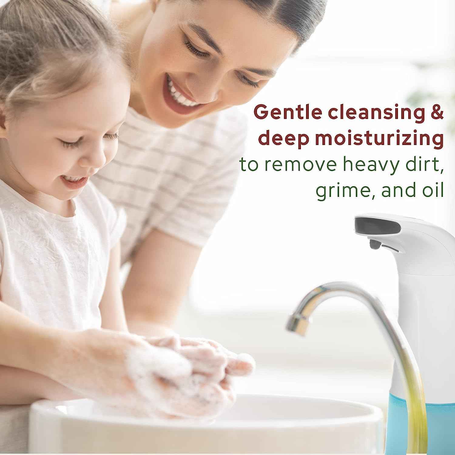 Puremax Foaming Hand Soap Refills | Lemon Basil | All-Natural | Gentle, Moisturizing | Made in USA | 128 Fl Oz (1 Gallon)