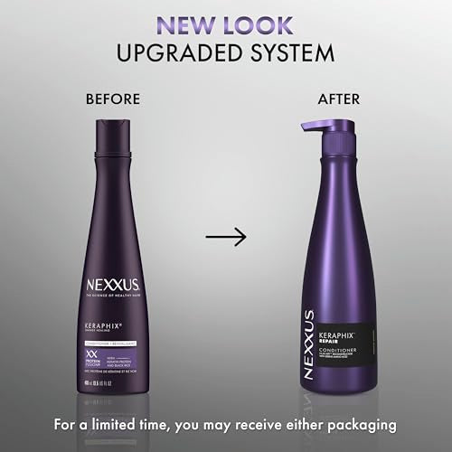 Nexxus KERAPHIX Conditioner for Damaged Repair Hair Powered by KRT Keratin Resistance Therapy with Liquid Crystal Amino Acids 13.8 fl oz