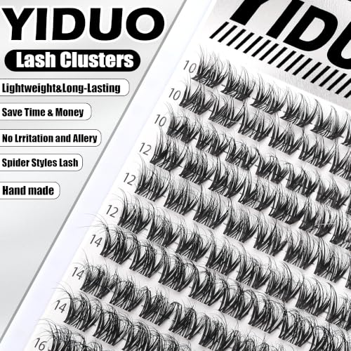 Spider Breeze 5D Lash Clusters Kit - 10-16MM D Curly Wispy Lashes