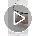 ForPro Hand Mirror 9.6" Distortion-Free Black