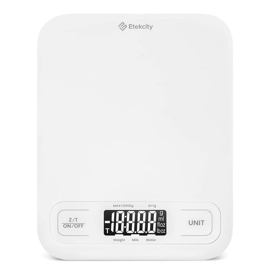 Etekcity Food Kitchen Scale, Digital Mechanical Weighing Scale, Grams and Ounces for Weight Loss, Baking, Cooking, White