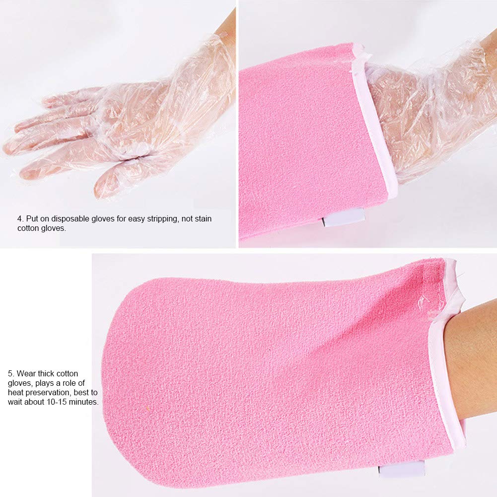 Paraffin Wax Mittens, Mittens Gloves for Paraffin Hand Wax Treatment Mitts Moisturizing Dead Skin Remover Nail Art Manicure Warmer Mittens Spa Mitten Hand Care for Women Mitts