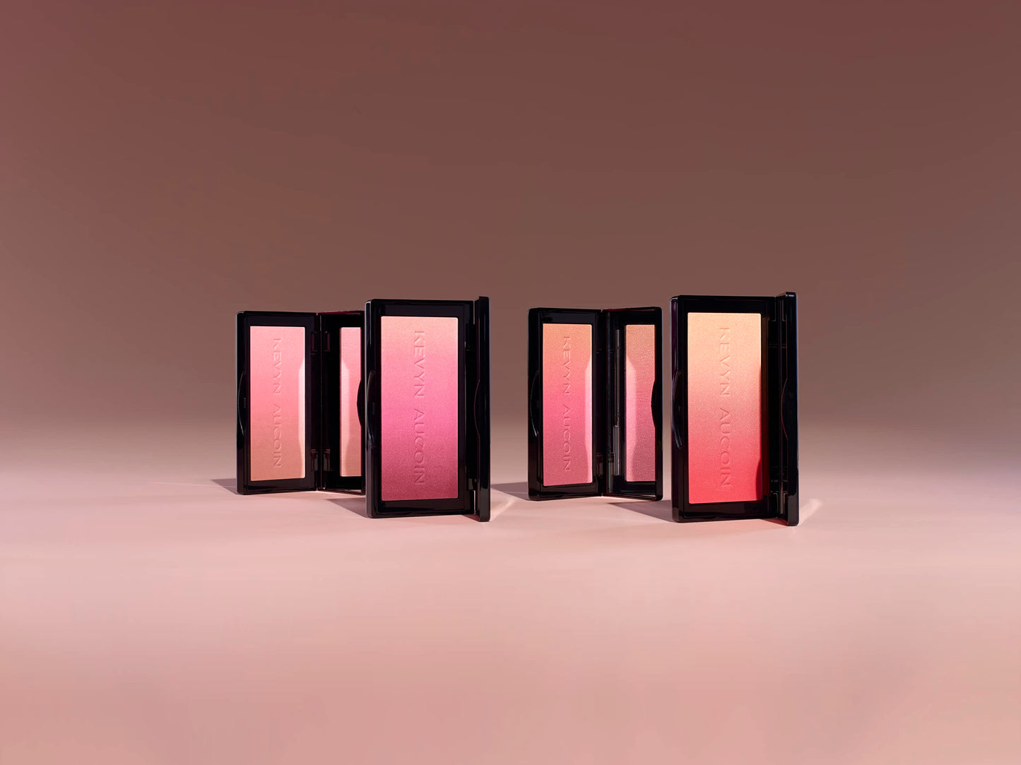 Kevyn Aucoin The Neo-Blush, Pink Sand: Blush makeup compact. Trio palette of gradient colors. Blends pearl, satin & matte finishes for highlighting cheeks. Personalized looks. Natural to pop of color.