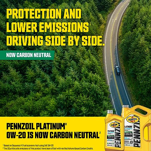 Pennzoil Platinum Full Synthetic 5W-30 Motor Oil (1-Quart, Single)