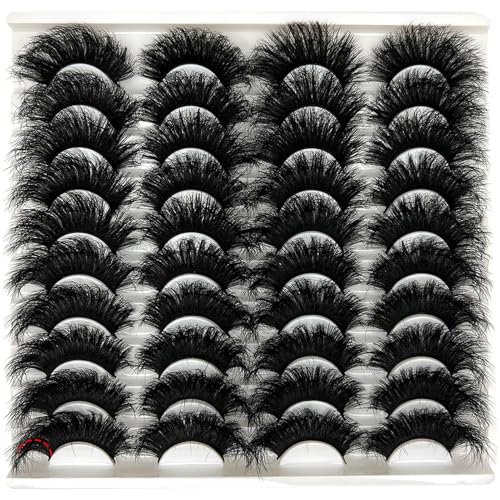 Loladook 3D Mink Lashes Fluffy 20mm Full Strip Eyelashes