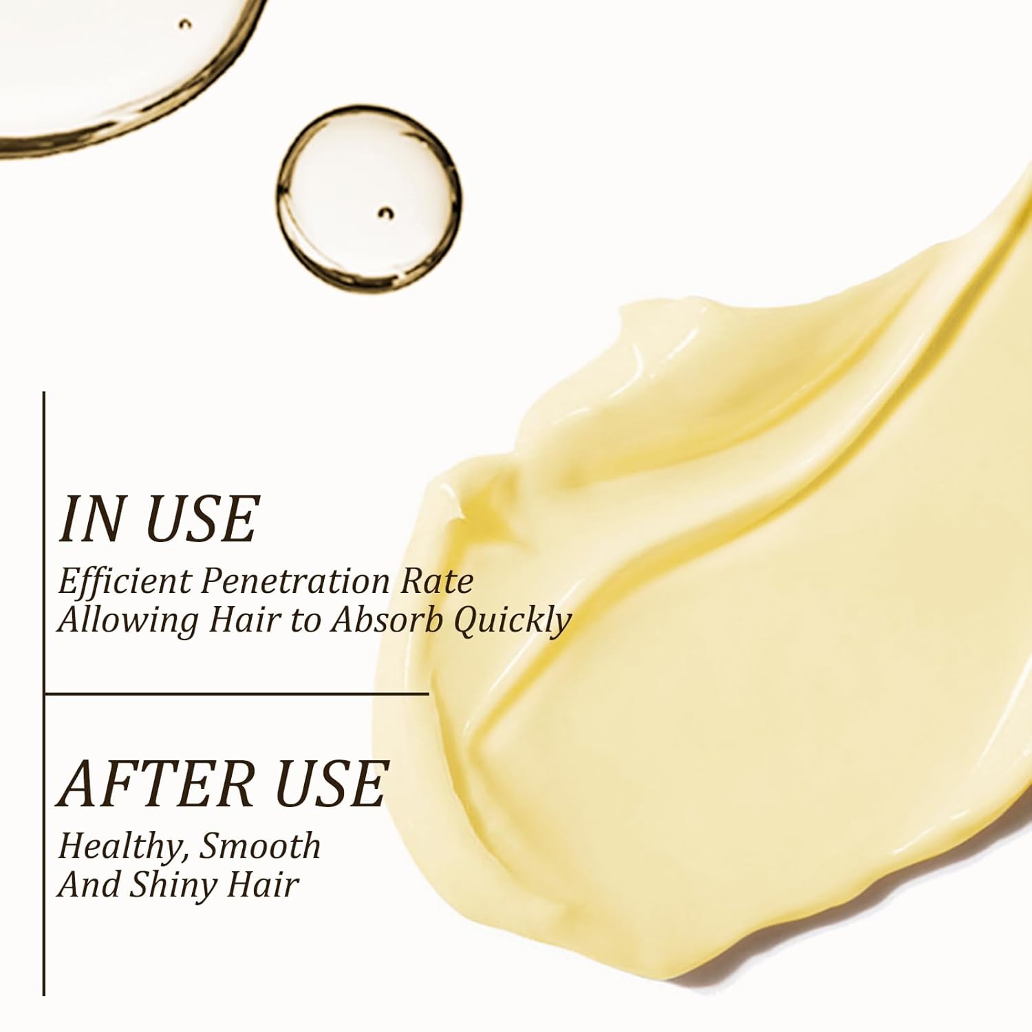 Hydrating Collagen Hair Mask - Deep Repair Treatment for Dry, Damaged Hair - 8.45 Oz