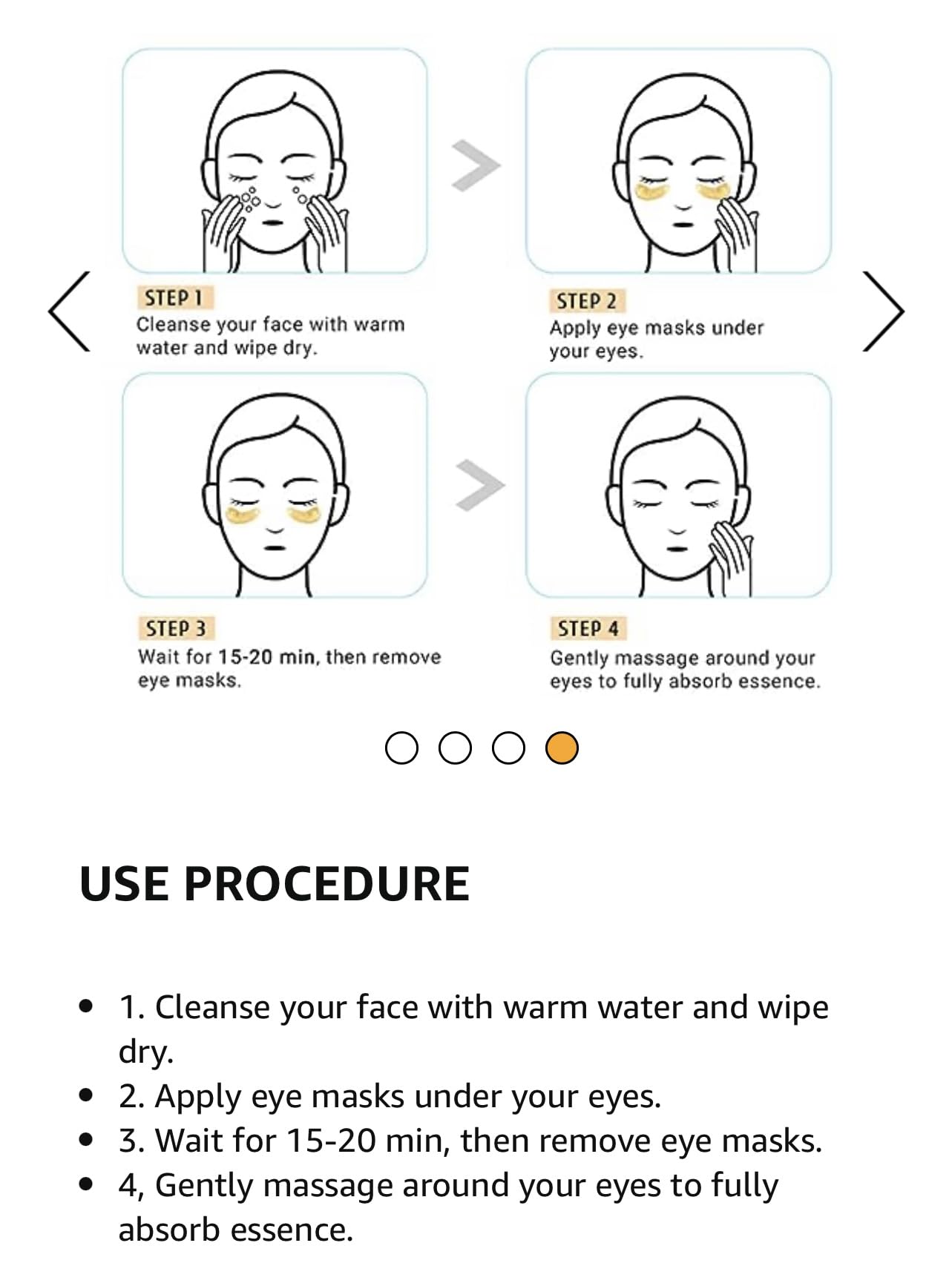 ReNew You Essentials Under Eye Patches (30pcs) - Rose, Gold, hydro-gel Under Eye Mask Amino Acid & Collagen, Under Eye Mask for Face, Dark Circles and Puffiness, Beauty & Personal Care