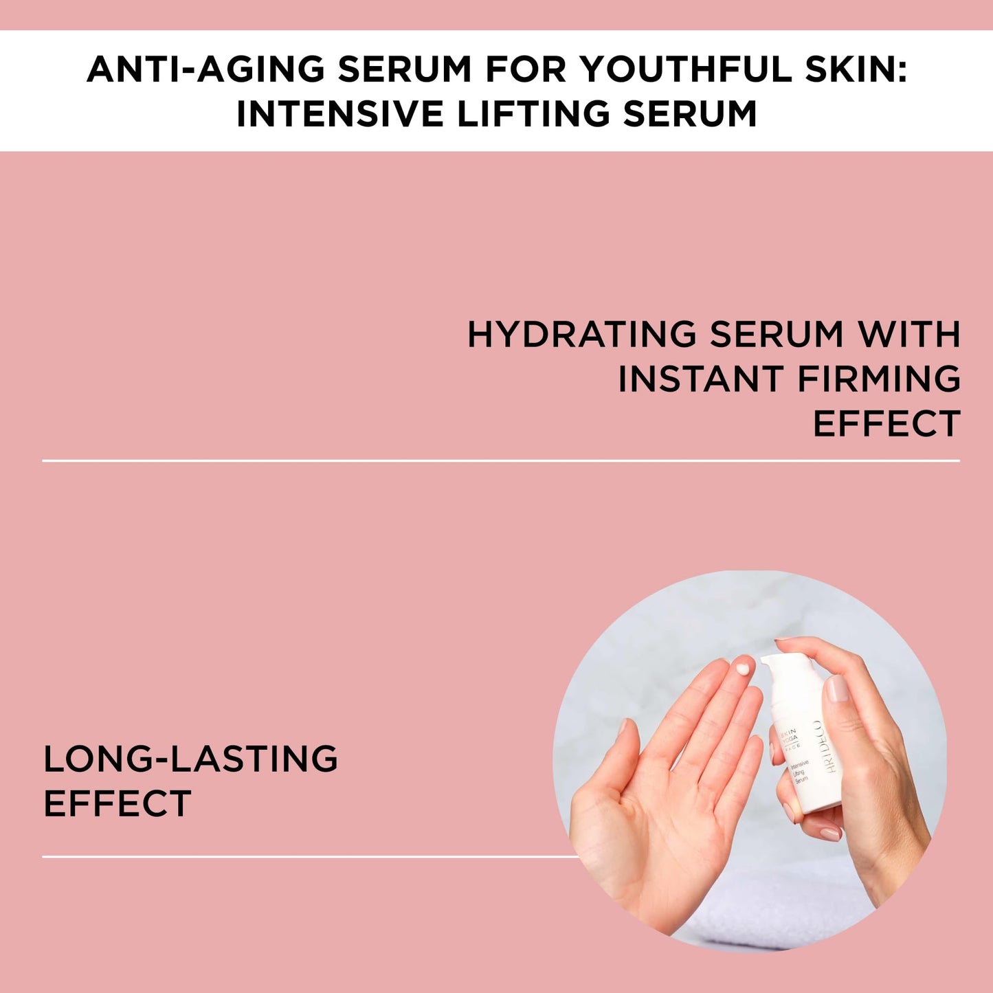 ARTDECO Intensive Lifting Serum - Anti-Aging Serum for a Youthful Appearance - Hydrating Serum with Instant Firming Effect - Long Lasting Effect - Facial Skin Care - Hyaluronic Acid - 1.05 Fl Oz