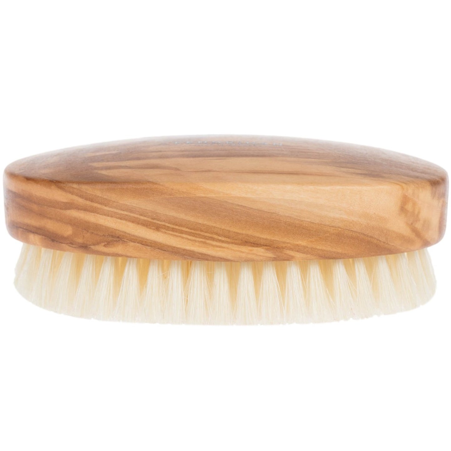 Fendrihan Men's Olivewood Military Hairbrush with EXTRA SOFT Light Bristles - Made in Germany