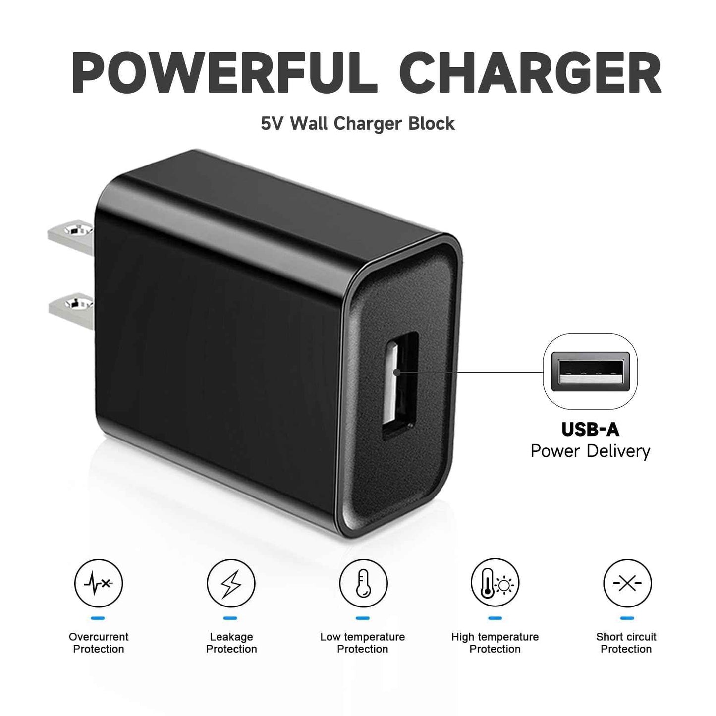 5V USB Wall Power Adaptor Charger Block for Philips Norelco USB Charger for Shavers 2400, 3600, 3900 & hq87 2600 Series 5000, 7000, OneBlade QP2724 Trimmer, Sonicare 4100 3100 2100 1100 HX3681,Bitvae