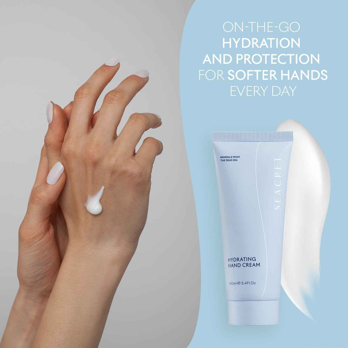 SEACRET Minerals From The Dead Sea Hand Cream With Shea Butter, 5.1 Fl Oz