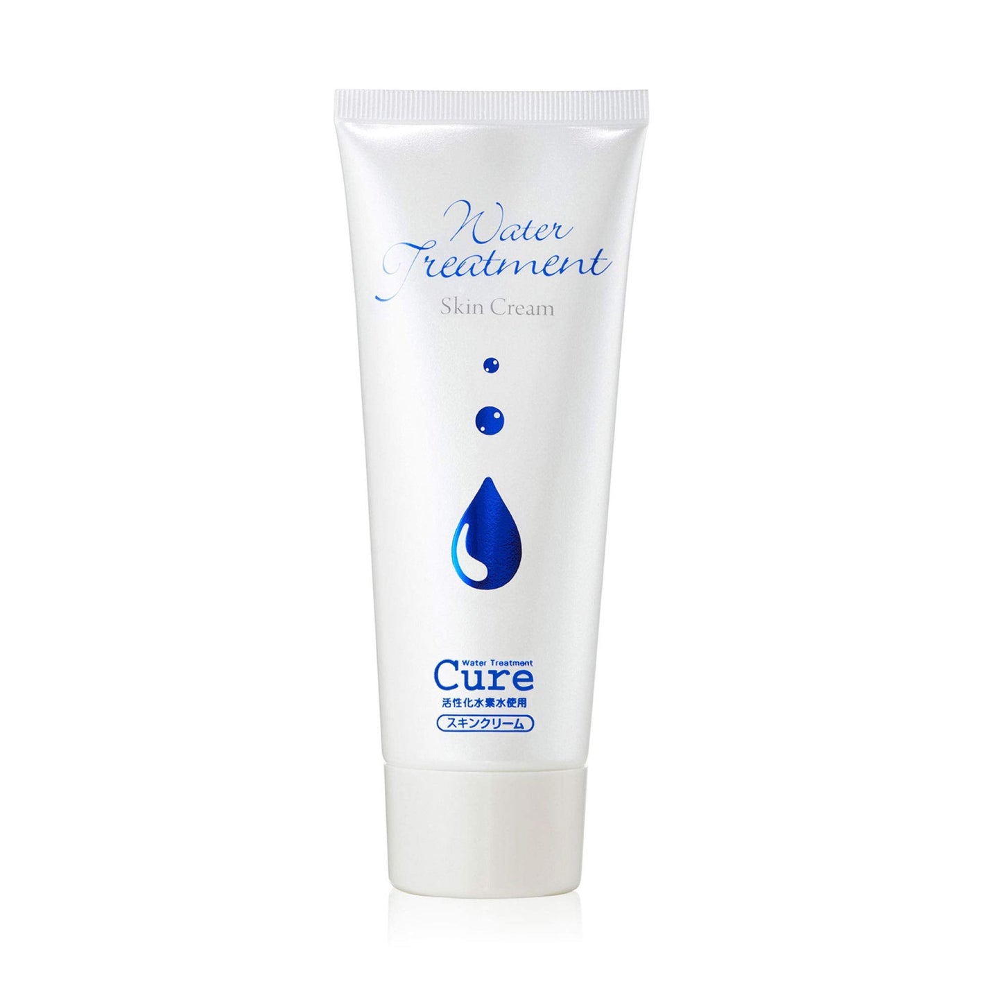 Cure Water Treatment Skin Cream. Moisturizer/Toner for Aging Skin. Hydrogen Water, Oil Free, Make up Base, Nighttime Face Pack, Full Body Lotion. Made in Japan.