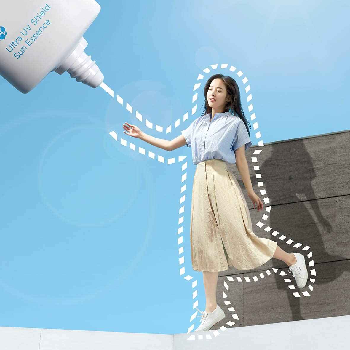 WELCOS FRUDIA Sun Block Day Cream Essence SPF | Organic Hydrating Face Cream Vegan Face Moisturizer for Dry Skin | Sun Screens Lotion Day Moisturizer Women Korean Skin Care 1.76 fl oz