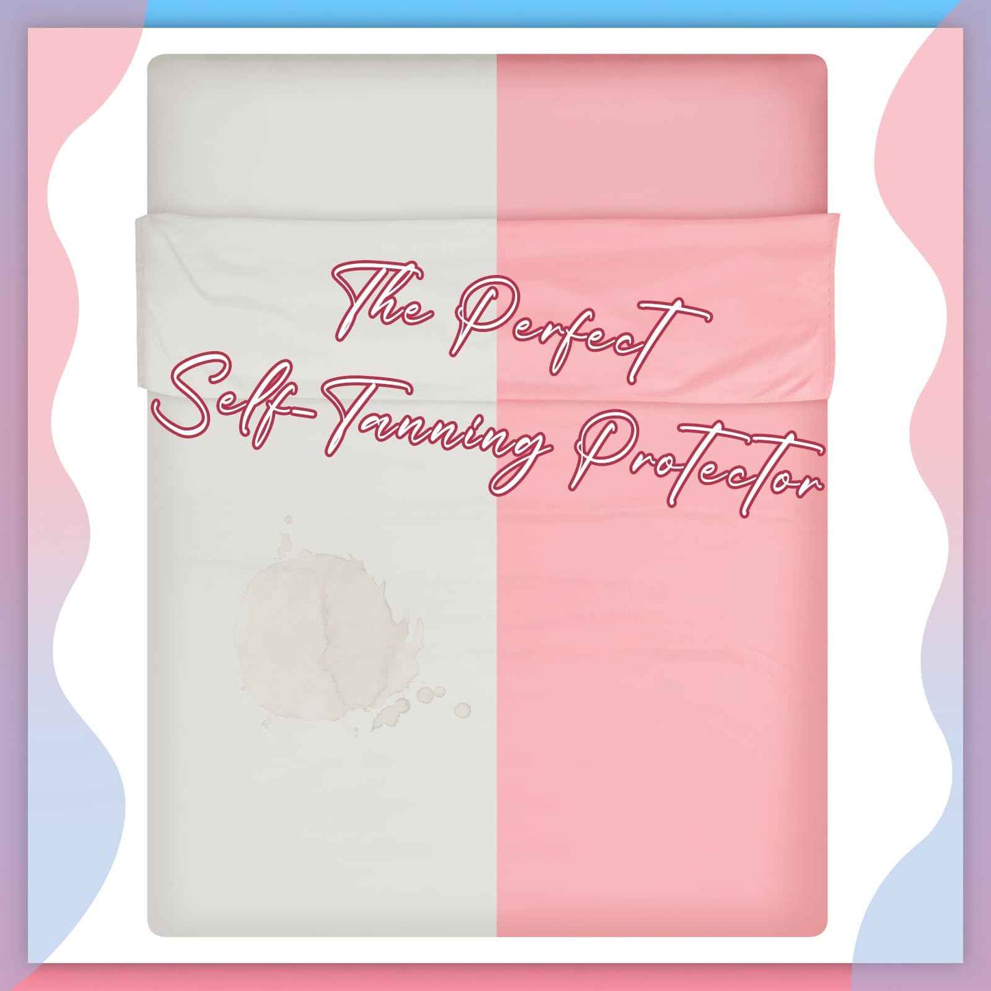 Irenare 2 Pcs Self Tan Sleep Sack Lightweight Breathable Tanning Body Self Tanners Sleeping Sac Protect Sheets from Dark Tanner for Bed Travel Sleeping Bag(Pink, Grey)