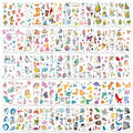 Zhtulck 600+ Waterproof Temporary Tattoos Set for Kids