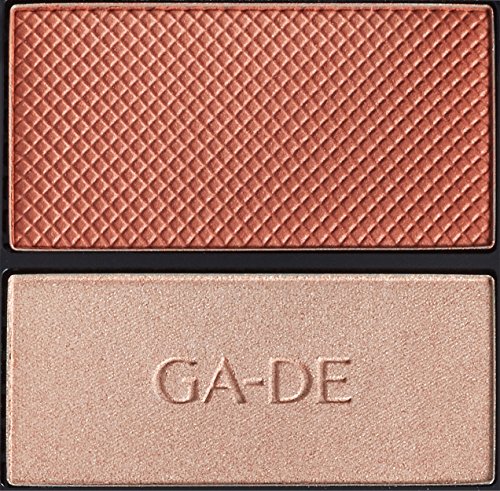 GA-DE Velveteen Blush and Shimmer Duet, 48 - Formulated with Micronized Pearls and Pigments for Sculpting Face and Décolleté - Paraben-Free - 0.26 oz