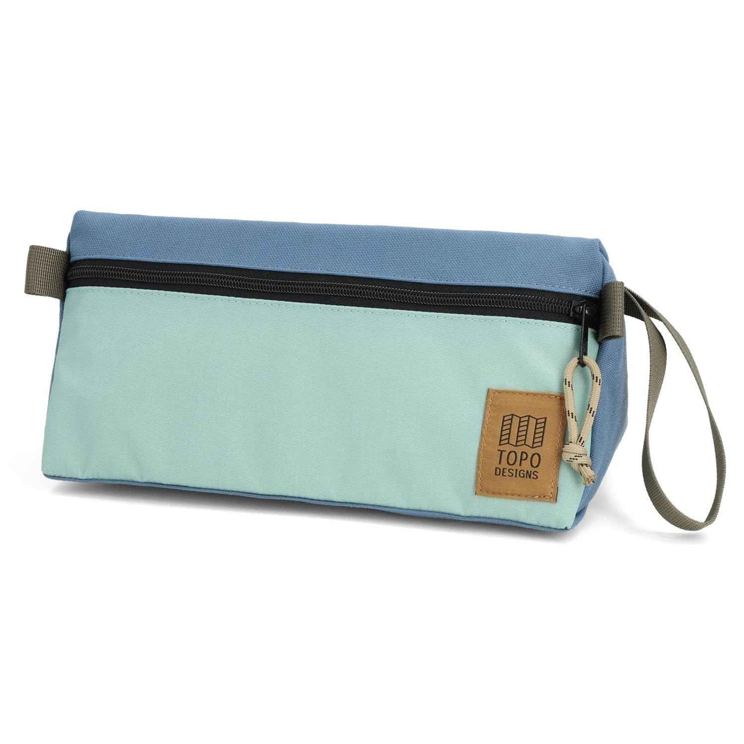 Topo Designs Dopp Kit, Stone Blue/Ash Green, Carry-On 20-Inch