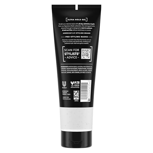 TRESemm? Gel Ultra Hold for 24H Frizz Control, with Pro Lock Technology, 9 oz