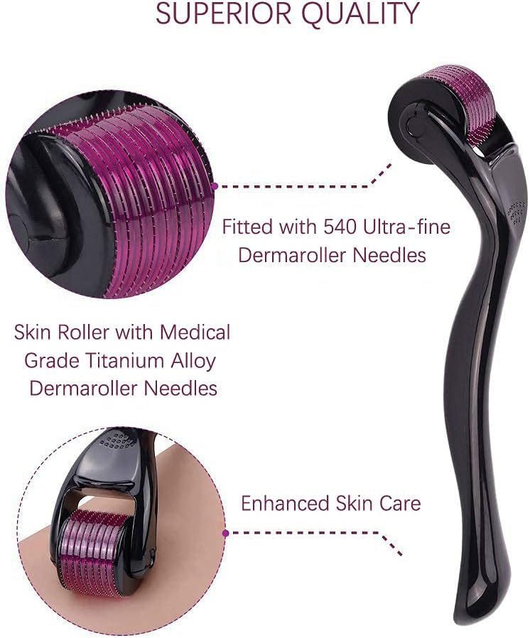 Derma Roller 0.25mm with Storage Case | 540 Stainless Steel