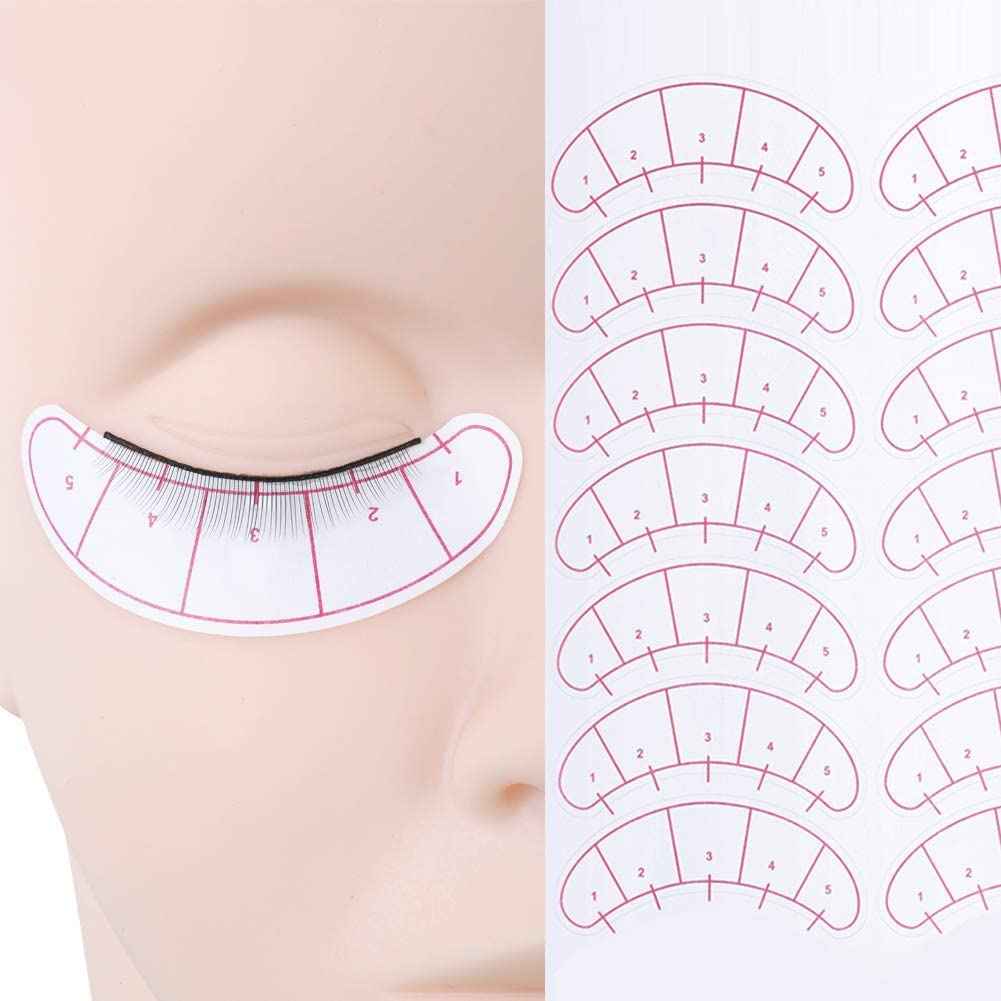 Eyelash Practice Kit Lash Kit for Eyelash Extension USB Air Conditioning Blower False Eyelash Mannequin Head Eye Lash Extension Kit Permanet for Beginner Makeup Training (Pink Set)