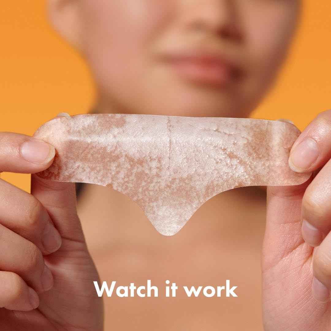 Mighty Patch Hero Cosmetics Forehead Patch - Hydrocolloid Acne Pimple Patch, Contoured to Cover Larger Area of Zits and Blemishes - Drug-Free and Suitable for Sensitive Skin (5 Count) (Pack of 2)