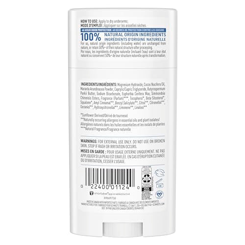 Natural Aluminum-Free Deodorant - Fresh Rain & Birch, 2.65 oz