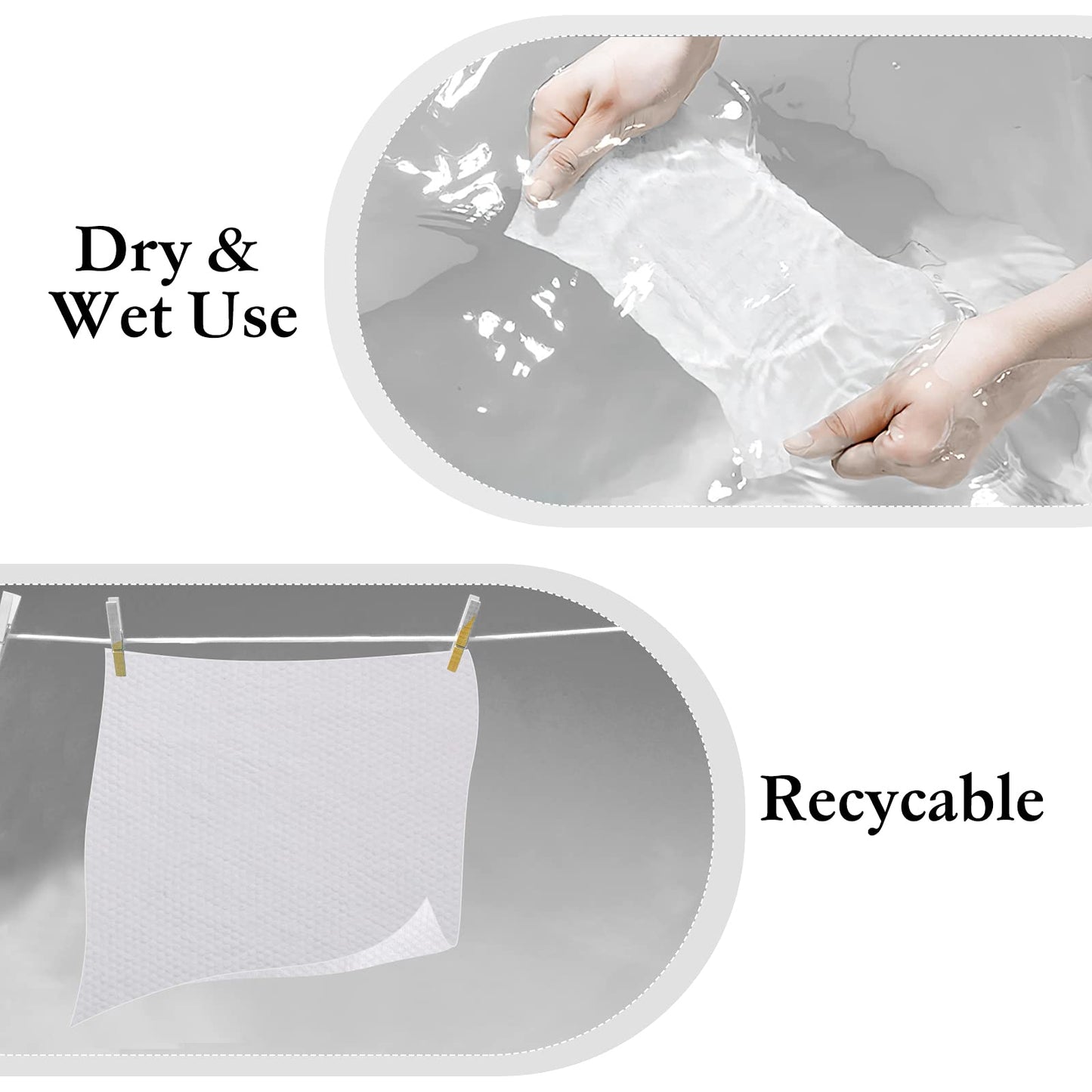 Disposable Face Towel Face Cloths for Washing Face Soft Cotton Face Towels Facial Cloths Towelettes for Washing and Drying for Cleansing and Skincare Office Makeup Remover