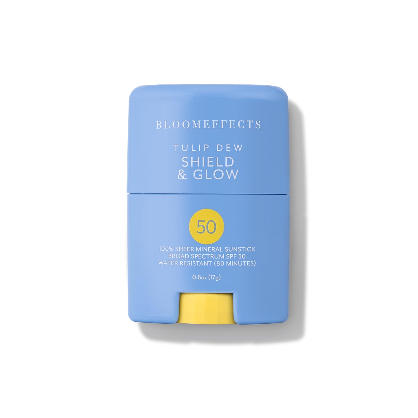 Bloomeffects - Tulip Dew Shield & Glow SPF Sunstick with Broad Spectrum Mineral SPF 50 (Water-Resistant Up To 80 Minutes) | Cruelty-Free Clean Beauty (0.6 oz | 17 g)