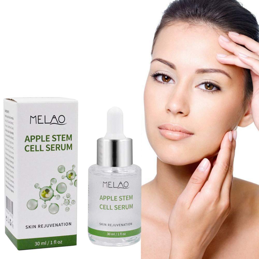 AKARY Face Skin Care Serum Apple Stem Cell Liquid for Firm Skin, Removing Acne, Cleaning Pores, Restore Skin Elasticity, Even Skin Tone, Eye Area, Fine Lines – Natural and Moisturizing