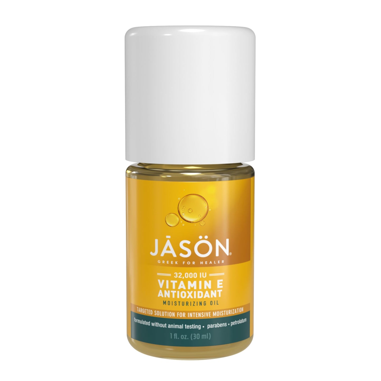 JASON Vitamin E 32,000 IU Moisturizing Oil , For Targeted Solutions, 1 Fluid Ounces