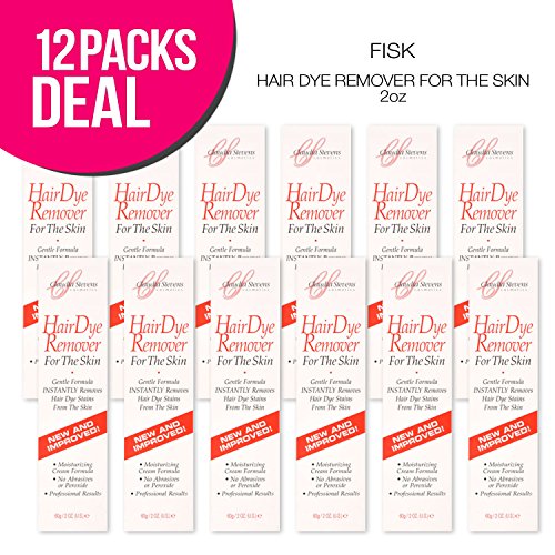 FISK Hair Dye Remover Cream - 12 Pack 2oz Bottles