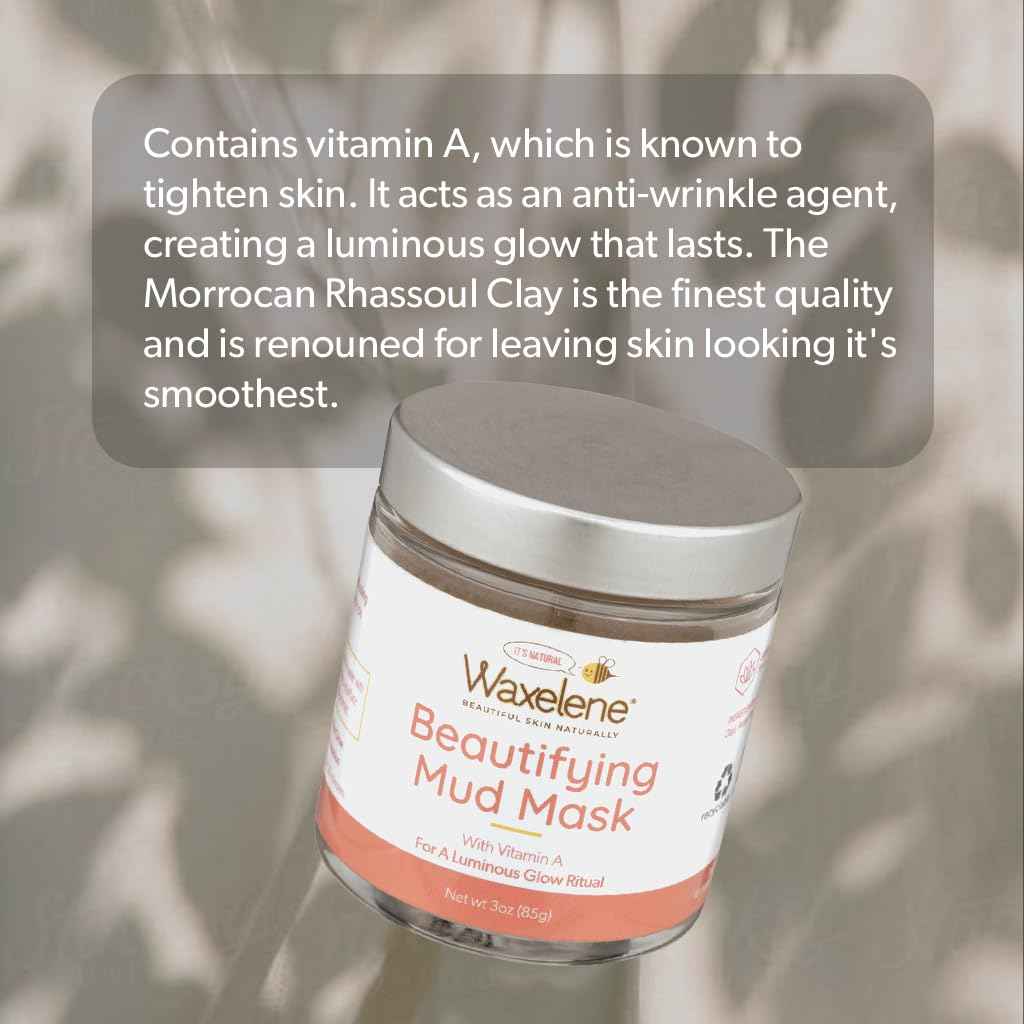 Waxelene Beautifying Mud Mask, With Vitamin A