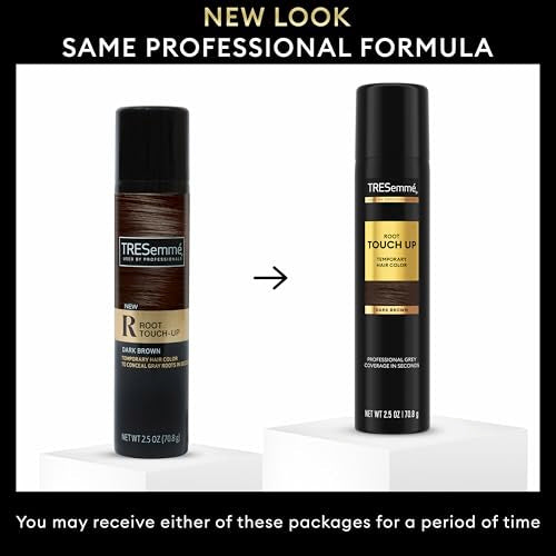 TRESemm? Temporary Hair Color Root Touch-Up Dark Brown Ammonia-free, Peroxide-free Root Cover Up Spray 2.5 Fl Oz