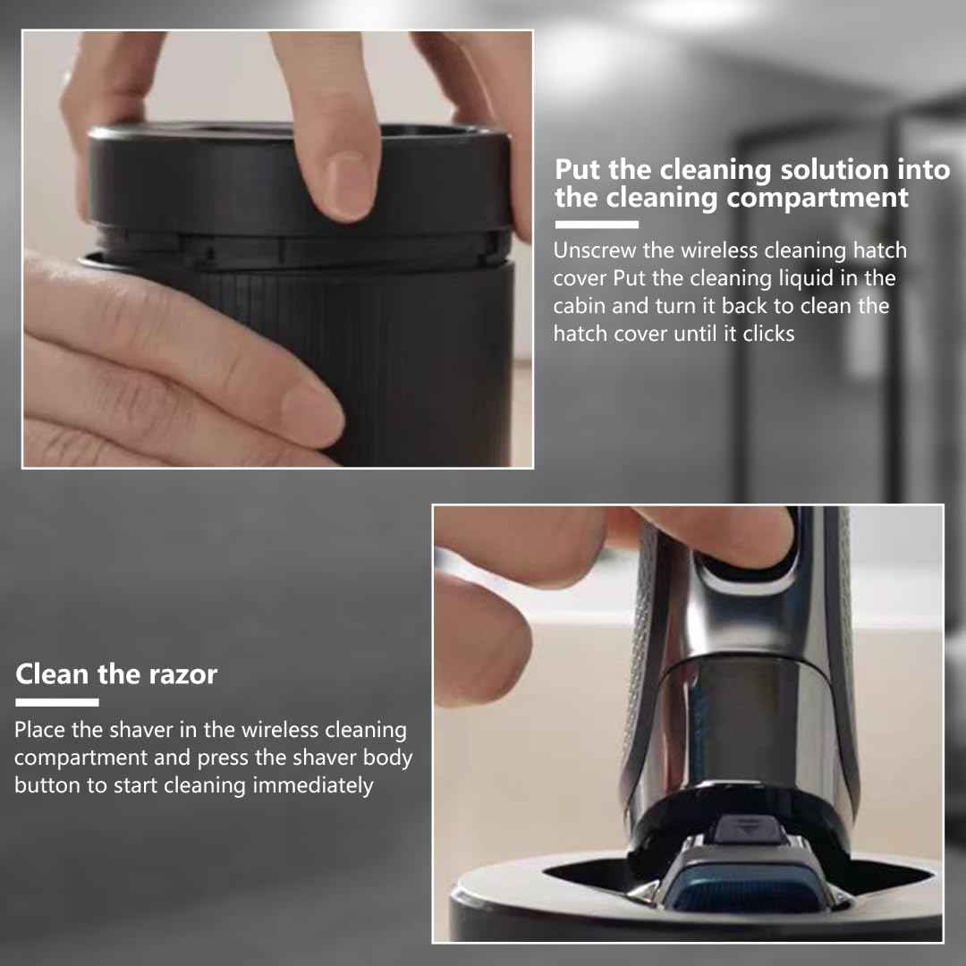 422203997043 Replacement Quick Clean Pod for Philips Norelco S7788, S7885, S7886, S7887, S9502, S9507, S9982, S9985, S9987, SP9841, SP9883, SP9886