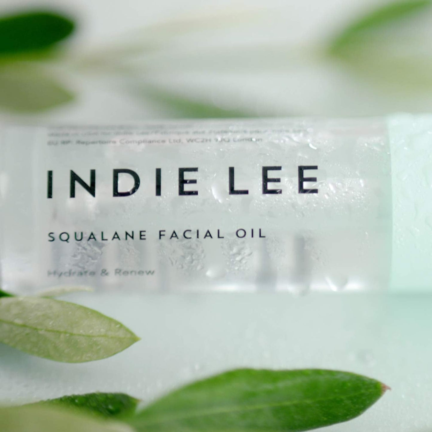 Indie Lee 100% Squalane Oil - Daily Face Oil & Hydrating Moisturizer for Dry Skin, Fine Lines and Wrinkles - Even Skin Tone, Brighten & Improve Texture - Facial Oil for All Skin Types (30ml)