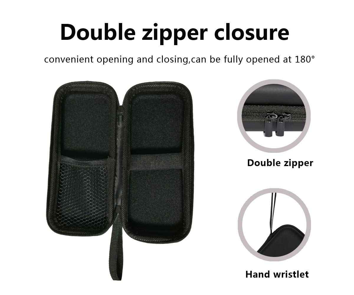 INVODA Hard Shaver Case for OneBlade Face and Body Hybrid Electric Trimmer Shaver Travel Case Compatible QP2630 QP2520 (Black)