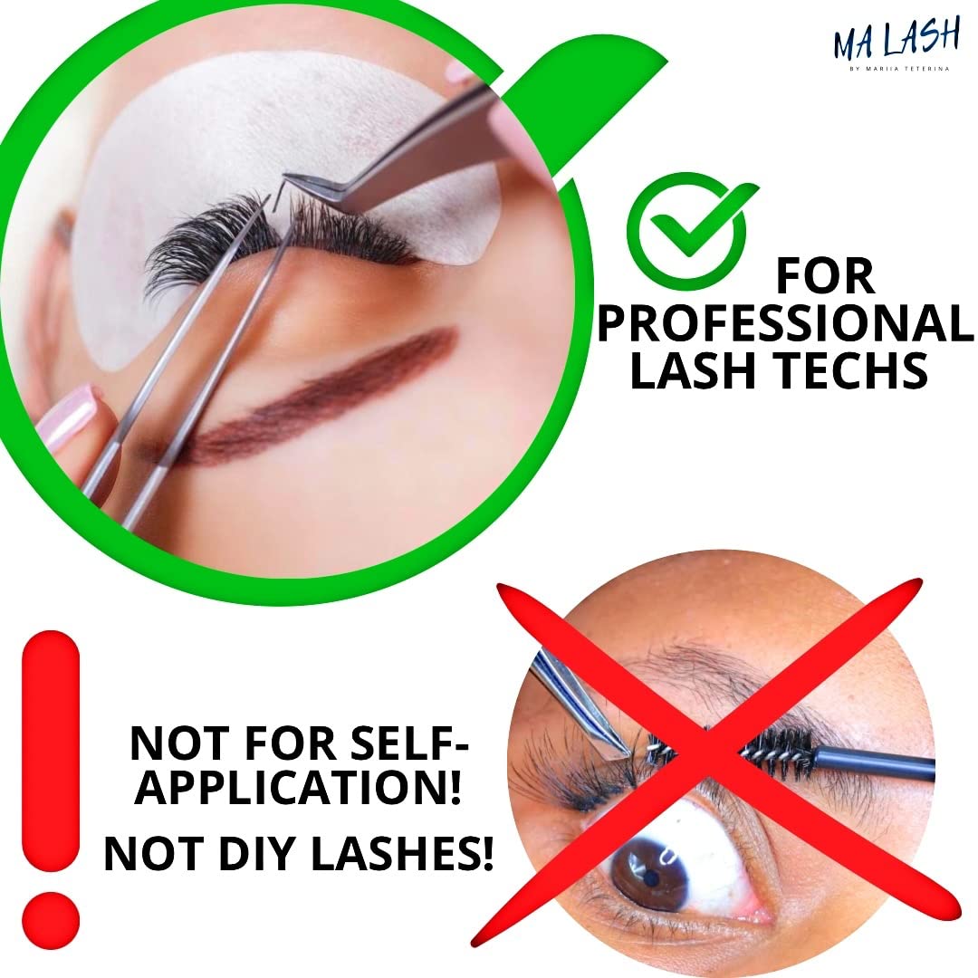 MA LASH C 0.07 12mm Eyelash Extensions Individual Lashes Premium Volume & Classic Lash Soft mixed and single lengths Black Salon Use (C 0.07 (12 mm))