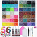 2 Boxes Bedazzling Rhinestones Kit 56 Colors 3mm with All Tools & Glue - BAOYAALIN