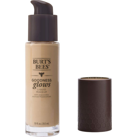 Burt's Bees Goodness Glows Liquid Makeup, Linen Beige - 1.0 Ounce