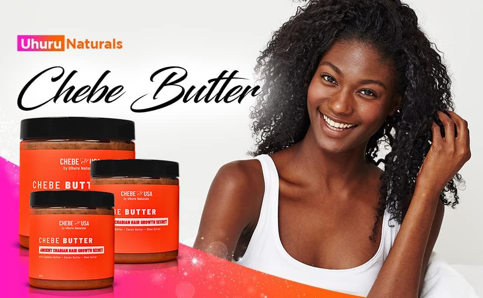 Uhuru Naturals Chebe Butter (8oz) - A Whipped Butter With Authentic Chebe For Those That Are Not Able To Use Chebe The Traditional Way