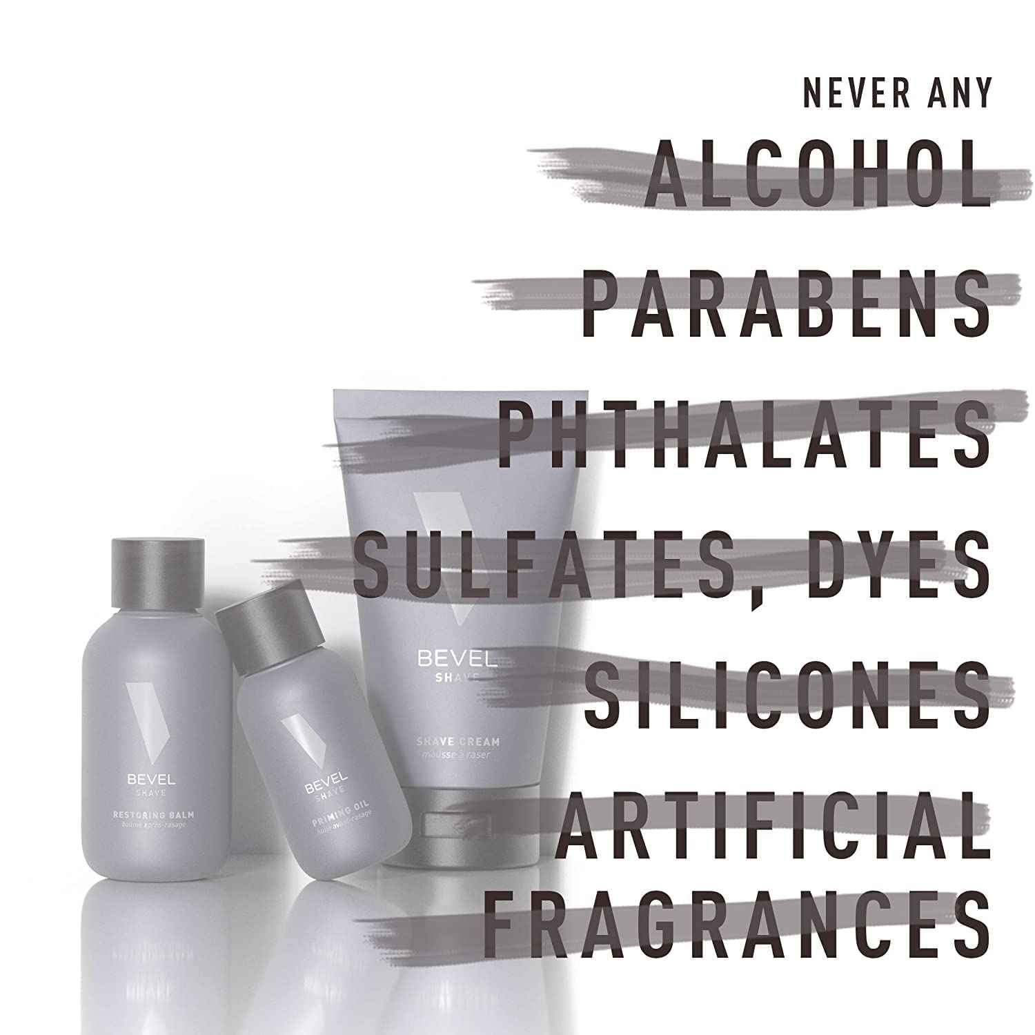 Bevel Pre Shave Oil, 2 fl oz & Restoring After Shave Balm, 4 fl oz Bundle For Men, Beard Care, Alcohol Free, Tea Tree Oil, Helps Avoid Ingrown Hairs, Bumps, And Protects Skin from Irritation