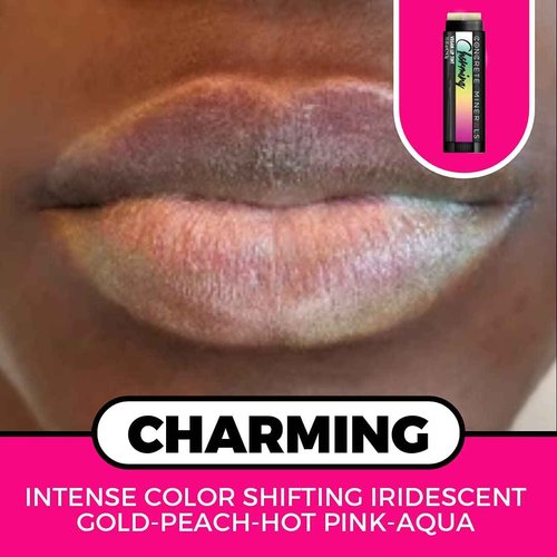 Concrete Minerals White MultiChrome Lip Tints, Nourishing Formula & High Color Payout, Cooling Peppermint, 100% Vegan and Cruelty Free, 0.6 Ounce Total (Fairytale)