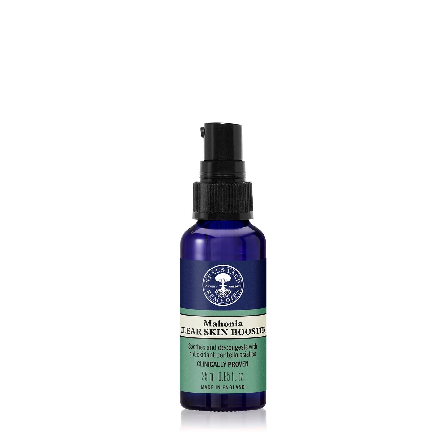 Neal's Yard Mahonia Booster with Antioxidant Centella Asiatic for Oily, Acne Prone Skin, Unclogs Pores, Balances & Purifies Face, Cruelty Free, 25mL